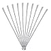 10 Pack Stainless Steel Coffee Beverage Stirrers Stir Cocktail Drink Swizzle Stick with Small Rectangular Paddles