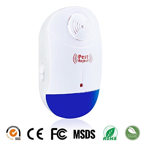 Ultrasonic Pest Repeller 1 Pack - Home Pest Control Repellent - Electronic Insects & Rodents Repellent for Mosquito, Mouse, Cockroaches ,Rats,Bug, Spider, Ant, Flies Ultrasonic Pest Repeller 1 Pack - Home Pest Control Repellent - Electronic Insects & Rodents Repellent for Mosquito, Mouse, Cockroaches ,Rats,Bug, Spider, Ant, Flies