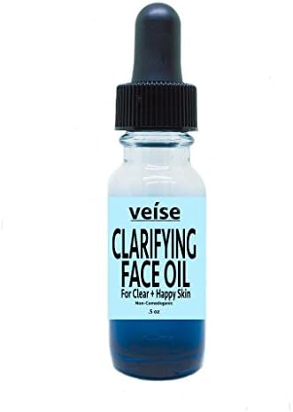 Clarifying Face Oil with Seven Acne Breakout Fighting Anti-Oxidant Healing Natural Oils 1/2 ounce