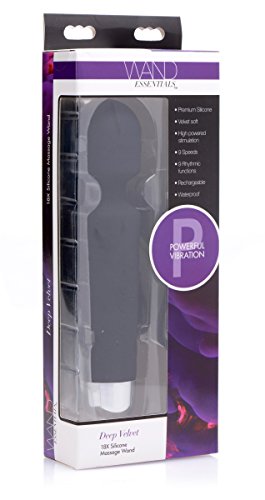 Wand Essentials Deep Velvet 18X Silicone Massage Wand