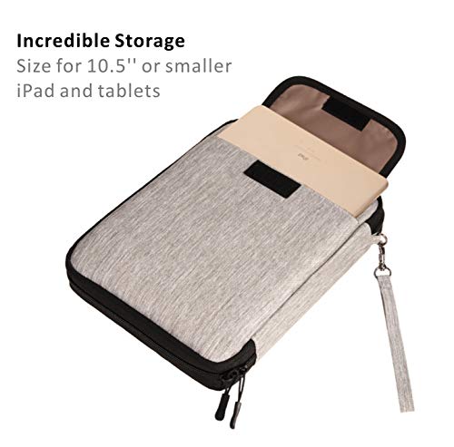 Travel-Universal-Gadget-Cable-Organizer-Bag-Portable-Electronics-Accessories-Storage-Bag-Tech-Gear-Carrying-Pouch-for-Cords-Tablets-USB-Cables-SD-Cards-Player-Hard-Drive-Power-Charger-Grey