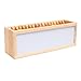 Wooden Desk Organizer / Pen Holder / Office Supplies Caddy with Dual Chalk & Dry Erase Message Boards - MyGift