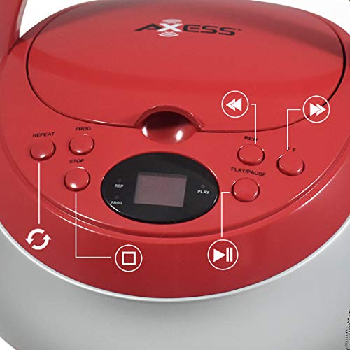 6 Axess+Portable+Headphone+batteries+included