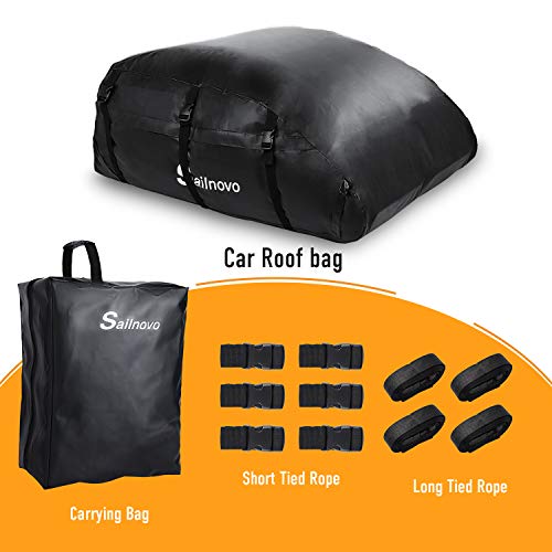 Car Roof Bag Cargo Carrier 580L Waterproof Rooftop Luggage Bag