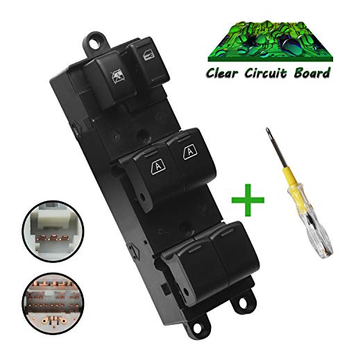 Beneges Master Power Window Switch Compatible with 2005-2008 Nissan Armada, 2004-2014 Nissan Titan, 2004 Nissan Pathfinder Armada LE SE Front Left Driver Side Control Switch 25401-ZT10A, 25401ZT10A