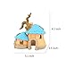EHC Resin Aquarium Decorations Princess House Mushroom Castle Fish Tank Ornament Fish and Shrimp Hideaway Landscape Fish Hideout Tank Addition for Fish, Pet Shrimp, Betta Duke, Cory Catfishthumb 1