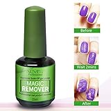 Gel Nail Polish Remover, Magic Nail Polish Remover, Easily & Quickly Removes Soak-Off Gel Polish, Don't Hurt Nails, Professional Non-Irritating Nail Polish Remover-15ml