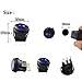 2Pcs 12V Car LED Light Illuminated On/Off Toggle Rocker Switch 3P SPST Waterproof