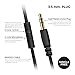 Sentey LS-4124 Curve On-Ear Headphones with In-Line Microphone (Black)