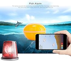 ACEOLT Detector de Poisson Inteligente sin Bluetooth para ISO en un teléfono Android, sonda de captador de sonda a Distancia para la réplica de la estación de Quai, de Rivage: Amazon.es: Hogar