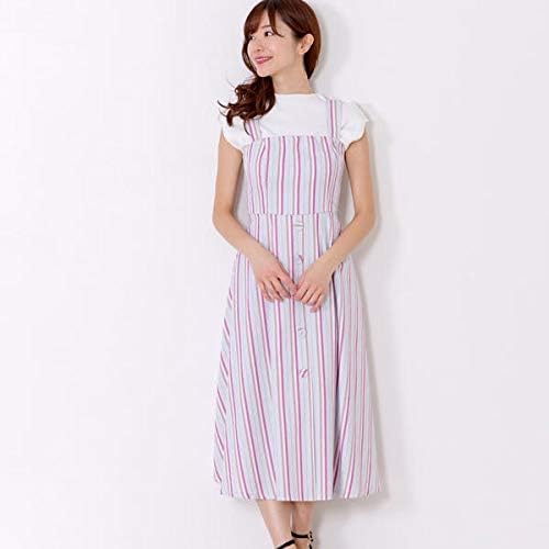 Amazon Co Jp ミッシュ マッシュ Misch Masch ストライプ2wayベアワンピース ピンク M 服 ファッション小物