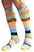 A-Swift Compression Socks for Women & Men - Pastel Stripes, Small
