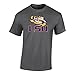 LSU Tigers Mens TShirt Icon Charcoal