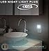 Plug-in Night Light Warm White LED, Dusk to Dawn Sensor, 7-Color Changes, Soft, Energy Efficient Nightlight for Bedroom, Bathroom, Baby Room Stairs, Kitchen, Hallway, Compact 2 Pack