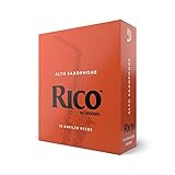 Rico Alto Sax Reeds, Strength 2.5, 10-pack
