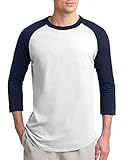 YogaColors Unisex Men's Emoticon 3/4 Sleeve Raglan Baseball Tee Sizes XS to 6X