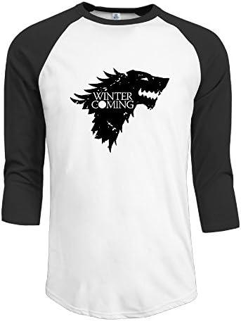 YIORAN Game Of Thrones 3/4 Sleeve Raglan T Shirts For Mens
