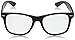 GENERIC Retro Clear Lens Eye Glasses,black,one size fits most