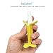 Home Best Buy Baby Toothbrush Banana Teether Teething Toys Chewable Silicone Teethers with Standing Base BPA-Free FDA Approved
