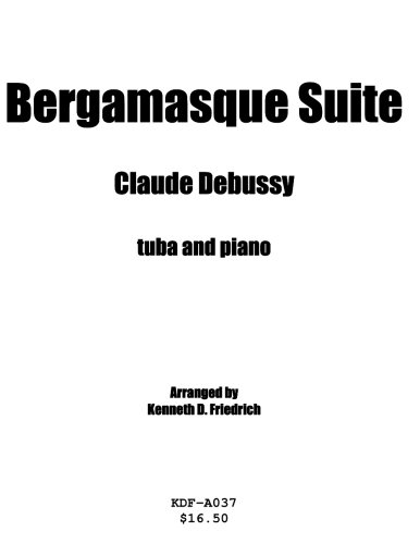 Bergamasque Suite - tuba and piano