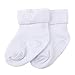 OOSAKU Baby Boys Infant Toddler White Lace Up Girls Dress Shoes (6-9 Months, Shoes)