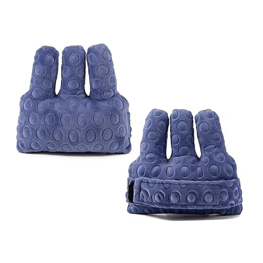 Adjustable Removable Finger Separator Protector Hand Contracture Cushion Padding Pillow Prevention Aid Training Tool With Fingers Hands Splints (Purple)