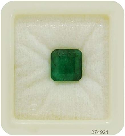 LMDLACHAMAPRAJAPATIS 11.25 Ratti Colombian Emerald Certified Natural Gemstone Panna Stone