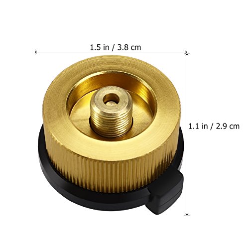 Winomo Gas Fles Adapter Transfer Nozzle Connector Voor Fornuis Brander Camping Fornuis - Image 5