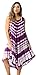 Riviera Sun 21802-PUR-2X Dress Dresses for Women Purple/White