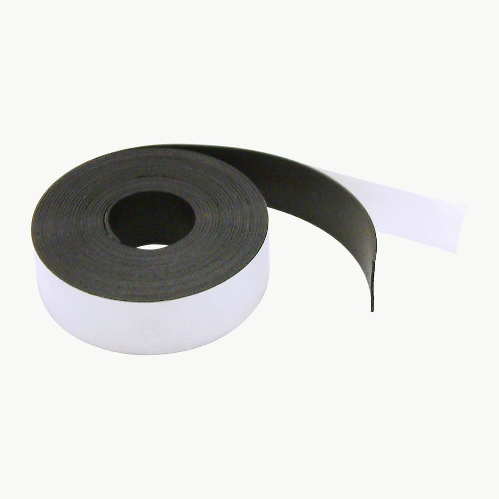 J.V. Converting JVCC Magnetic Tape With Adhesive, 1/32" thickness, (MAG-01), 3/4 in. x 10 ft. (Black)