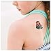 24 Mermaid Temporary Tattoos | Best For Party Supplies | Birthday Parties | Under The Sea Parties | Party Favors And Decorations | Metallic Tattoos For Girls | By John and Judy