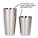 DISCONTINUED-Boston Shaker: Professional Stainless Steel Cocktail Shaker Set, including 18oz Unweighted & 28oz Weighted Shaker Tins