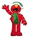 ProductWorks 32-Inch Pre-Lit 3D Sesame Street Waving Elmo Christmas Yard Decoration, 70 Lights