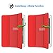 JETech Case for iPad mini 4, Smart Cover with Auto Sleep/Wake (Red)