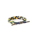 Rastaclat Polo Shoelace Blue Yellow Green Nylon Wristband Bracelet