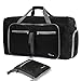 Duffle Bag Dimayar 60L Travel Duffle Bag for Men&Women Waterproof Duffle Black