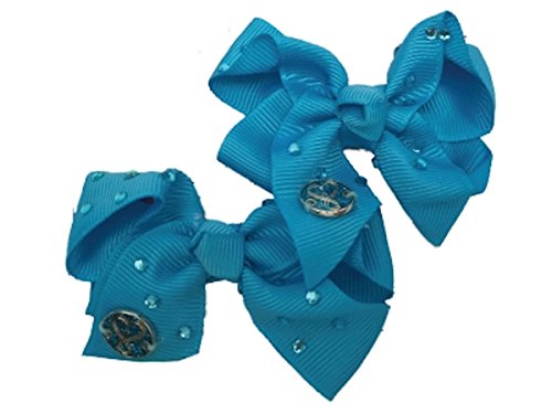 JoJo Siwa Small Hair Bow Set (Turquoise)