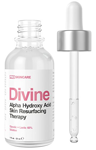 60% Glycolic Acid - Lactic Acid Chemical Peel with Retinol - Anti Aging Exfoliate Treatment For Acne, Hyperpigmentation, Fine Lines, Brown Spots, Wrinkles, Age Spots, Uneven Skin Tone (1 fl oz)