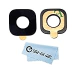 EShine Back Rear Camera Glass Lens Replacement + Adhesive for Samsung Galaxy S6 Edge Plus G928 (All Carriers) + Cloth