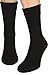 Air Wool Socks, 2 packs Merino Wool Organic Cotton Rich Mens Black Dress Socks