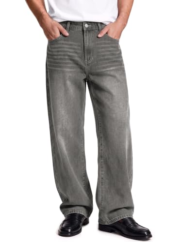Comdecevis Mens Jeans Relaxed Fit Streetwear Casual Baggy Jeans for Men at Amazon