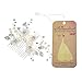 Remedios Bridal Flower Side Hair Comb Wedding Accessory Rhinestone Headpiece