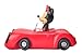 Woods International Disney Garden LED Statue, 14-Inch, Mickey and Minnie Mouse Sports Car