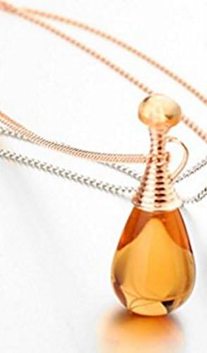 Y2CGems Top Quality Perfume Bottle Pendant Necklace for Women Gold Plated Jewelry mexican silver jewelry