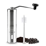 Ozetti Manual Coffee Grinder Durable Stainless Steel Burr Mill Coffee Grinder That Will Last for Years