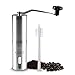 Manual Coffee Grinder by Ozetti - Durable Stainless Steel Burr Mill Coffee Grinder That Will Last For Years