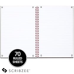 Black n' Red Notebook, Business Journal, 9-7/8" x