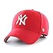 MLB New York Yankees Men's '47 Brand Bullpen MVP Cap, Red, One-Size