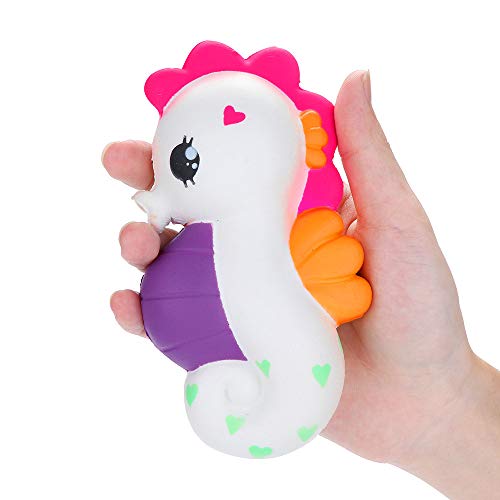 Squishies Seahorse Scented Slow Rising Squeeze Toys Stress Reliever Toys - Thumbnail 5