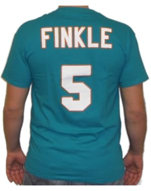 Ray Finkle Miami Jersey T-Shirt Ace Ventura Movie Jim Carrey Football 5 Dolphins